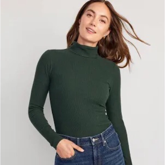 Nwt Old Navy Fitted Rib Turtleneck Sz M